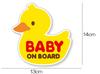Babystity Baby On Board Magnet Sticker Sign (Magnet, No, 15)
