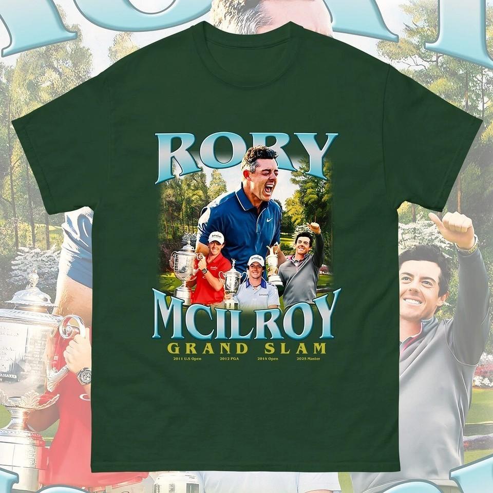 Rory McIlroy Masters Golf 2026 Champion Unisex T-Shirt S-3XL QT7634