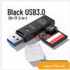 USB 3.0 High-Speed Dual SD Card Reader: All-in-One OTG Memory Card Reader for Camera & Computer