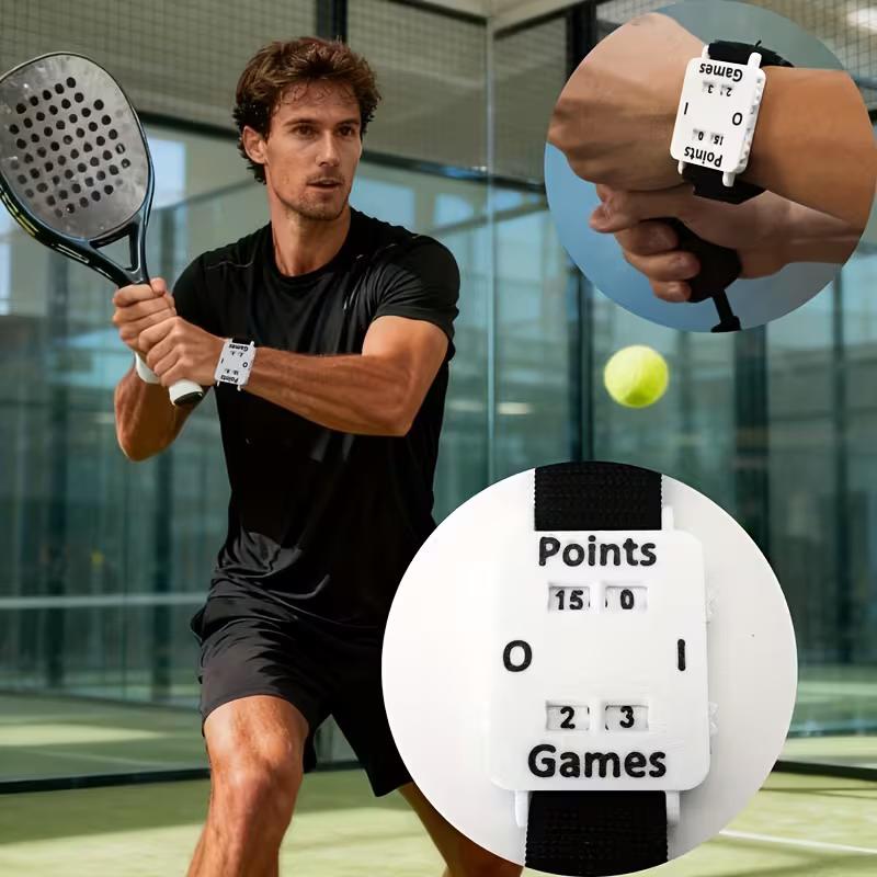 Portable Cricket/Tennis/Padel Scorer Wristband Instant Score Tracker No Memory Loss Suitable For Coaches, Referees, Players