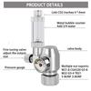 Аквариумный DIY CO2 регулятор W21.8/CGA320/G3-4/G5-8/TR21/3-8unf газовая баллонная гайка стыковочного типа клапан понижения давления CO2 для аквариума