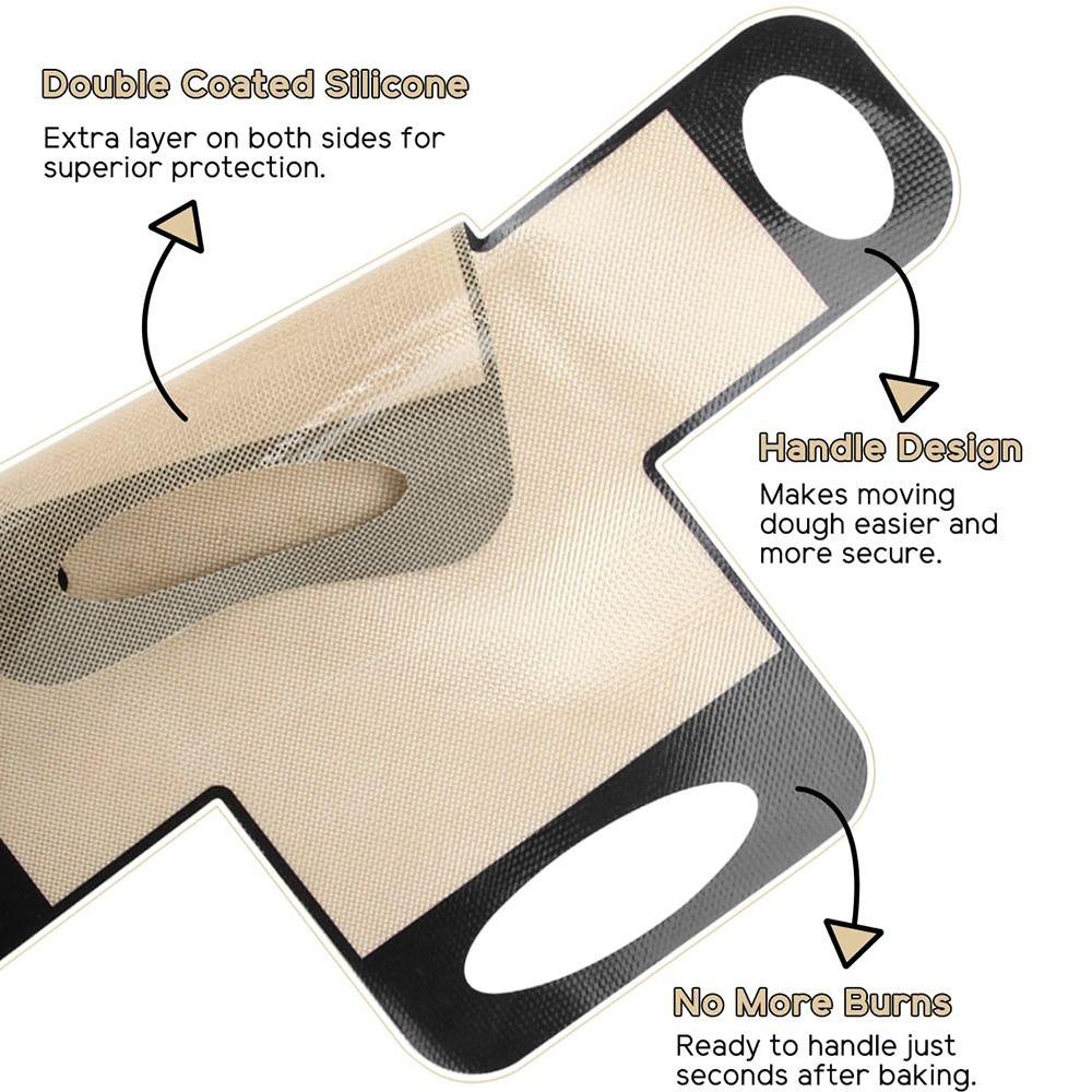 Non-Stick Silicone Bread Loaf Pan Liner Easy Clean Dough Transfer Tool  Professional Baking