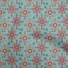 Cotton Flex Blue Fabric Asian Kilim Craft Projects Decor Fabric Printed By The Yard 40 Inch