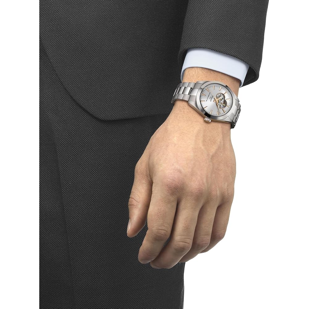 Мужские часы Tissot Gentleman с браслетом T1274071103101, серебристый циферблат, нержавеющая сталь