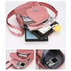 Lightweight Nylon Women's Crossbody Bag Casual Mini Handbag with Multiple Zip Compartments Detachable Shoulder Strap Bag