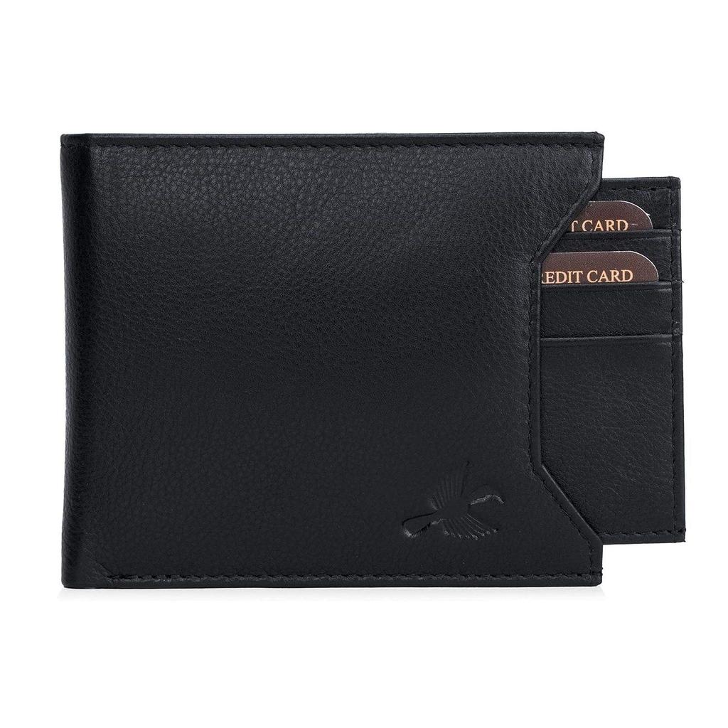 Черный мужской кошелек из натуральной кожи Maddison