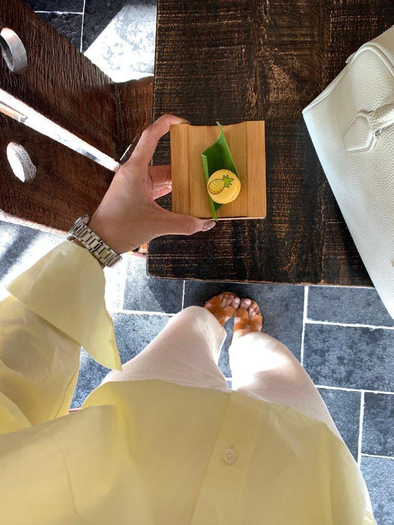 Свободная рубашка Limon Lemon Green Tea - Женский топ с длинным рукавом, весна 2026, высокого класса