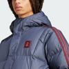 adidas Manchester United FW24 спортивная повседневная длинная теплая куртка-пуховик мужская верхняя одежда темно-серый IT4186