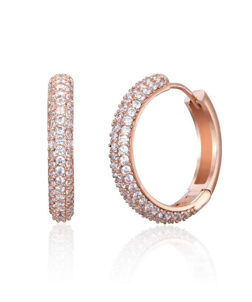 Geigerjewelry 18K Gf Базовые серьги-кольца с одним щелчком Gi8Kpee077