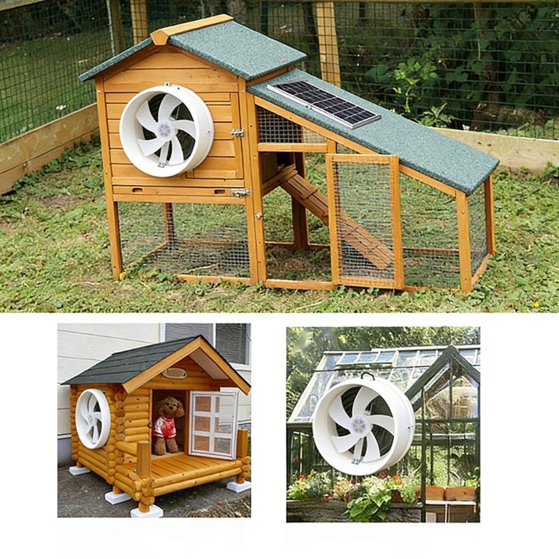 Quiet Operation PVC Pipe Blower 160mm 12V Low Noise 39dB with Easy Connectivity for Bathroom Kitchen Greenhouse Installation