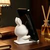 Экологичный держатель для телефона из ПЛА, милый держатель-кролик, 3D-печатный держатель для мобильного телефона в виде животного, декоративный элемент-кролик для настольного держателя для телефона, для дома и офиса