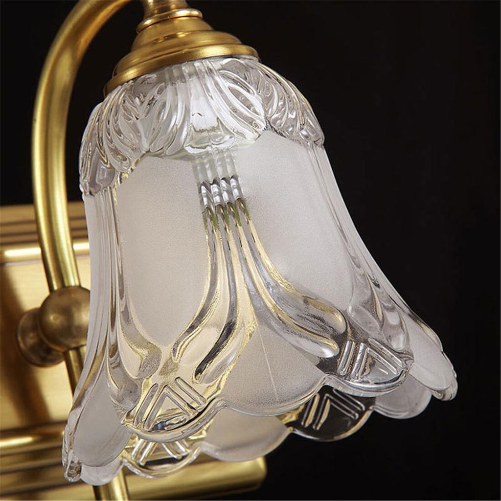 Сменный стеклянный абажур в винтажном стиле, прозрачный аксессуар для коньяка, глобусные светильники с конусным абажуром для потолочного вентилятора, настенные светильники