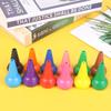 12Pcs Non-Toxic Children Safety Color Crayons Baby 3D Finger Art Supplies