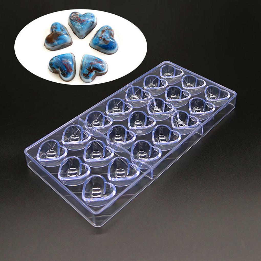 Форма для шоколада, прозрачная пластиковая форма для украшения десерта, для выпечки кексов, печенья, конфет