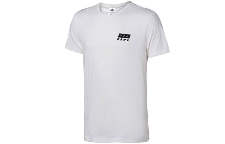 adidas Мужские белые футбольные майки умеренного прямого кроя CE1724