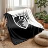 Bournemouth Football Print Flannel Blanket, Soft Warm Lightweight Throw Blanket for Sofa Bed Camping