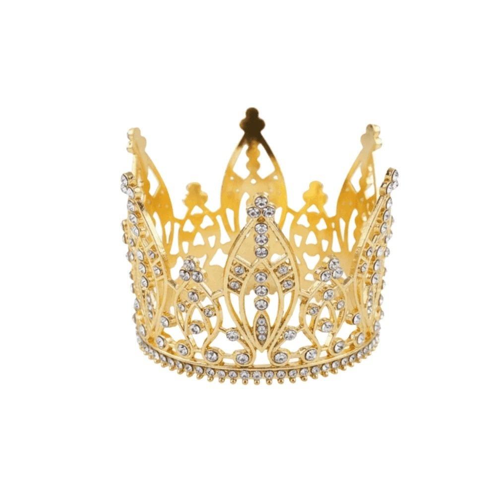 Shiny Queen Tiara Crown Vintage Princess Rhinestone Tiara  Birthday Head Jewelry