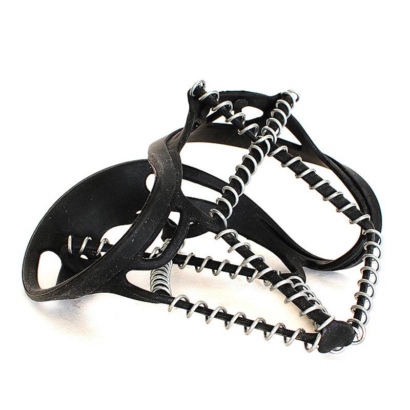 Selpa Urban Thickened Anti-Slip Ice Cleats for Mountaineering and Snow Spikes Overshoes.