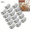 16pcs Stainless Steel Small Corner Glass Holder Brackets Brackets Wood Brackets Shelves Shelf Supports Corner Shelf Metal Corner