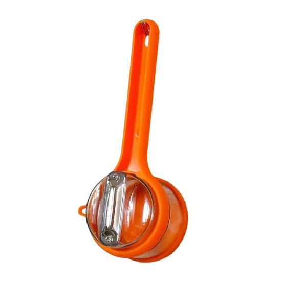 Овощечистка из нержавеющей стали с контейнером для сбора очистков Двусторонняя эффективная машина для чистки Многофункциональные овощечистки для домашней кухни