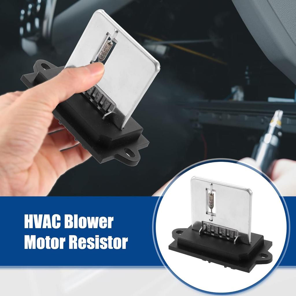 ACROPIX HVAC Blower Motor Resistor Replacement Fit for Nissan Cube - Pack of 1 Black Silver Tone White