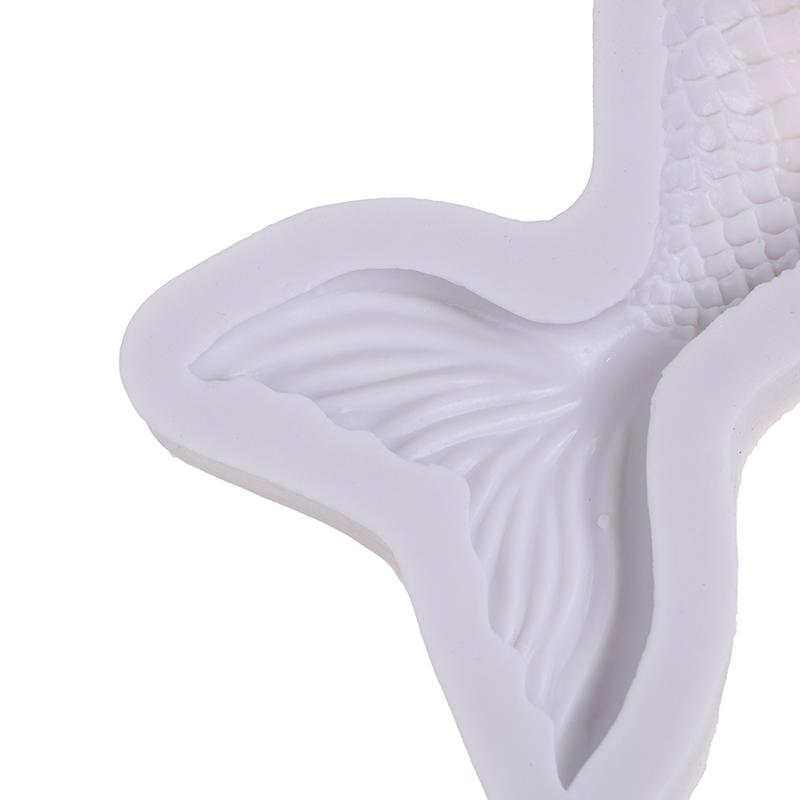 Хвост русалки, жидкая силиконовая форма для торта, форма для помадки, форма для украшения кондитерских изделий