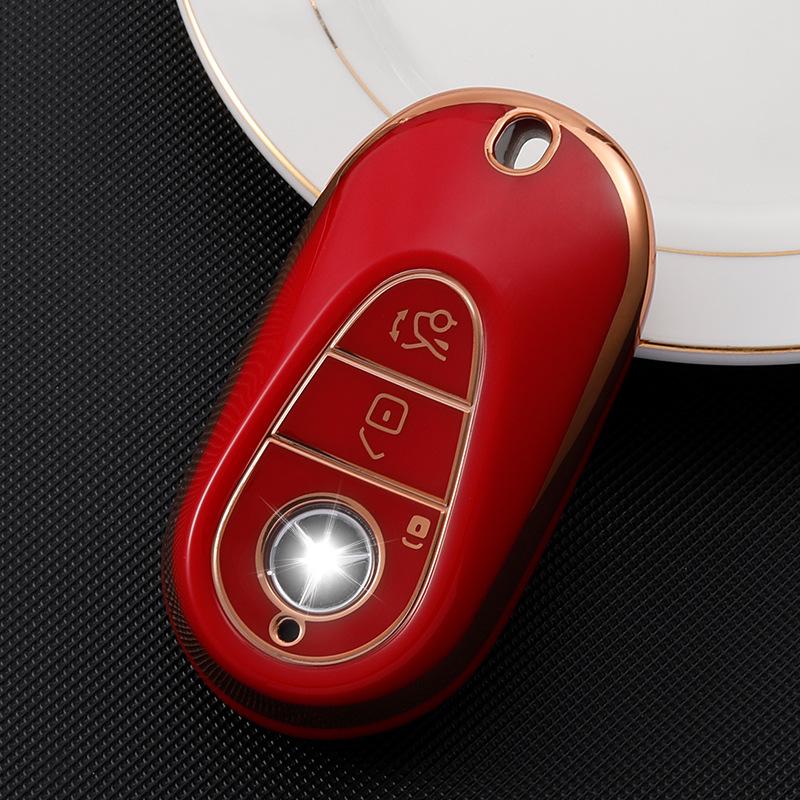 Applicable To Mercedes-Benz 22 New C-class Key Cover C200L Case C260LS Class S400L Bag S450L Car Maybach Buckle