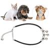 Adjustable Dog Woven Collar Pet Cat Necklace with Bells Gift Pet Supplies