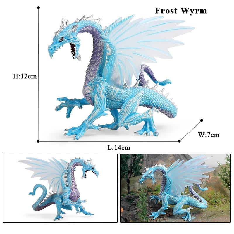 Oenux Мифический Динозавр Дракон Тигр Голем Лев Снеговики Модель Крупного Рогатого Скота Фигурки Действия Художественное Украшение Коллекция Детская Игрушка