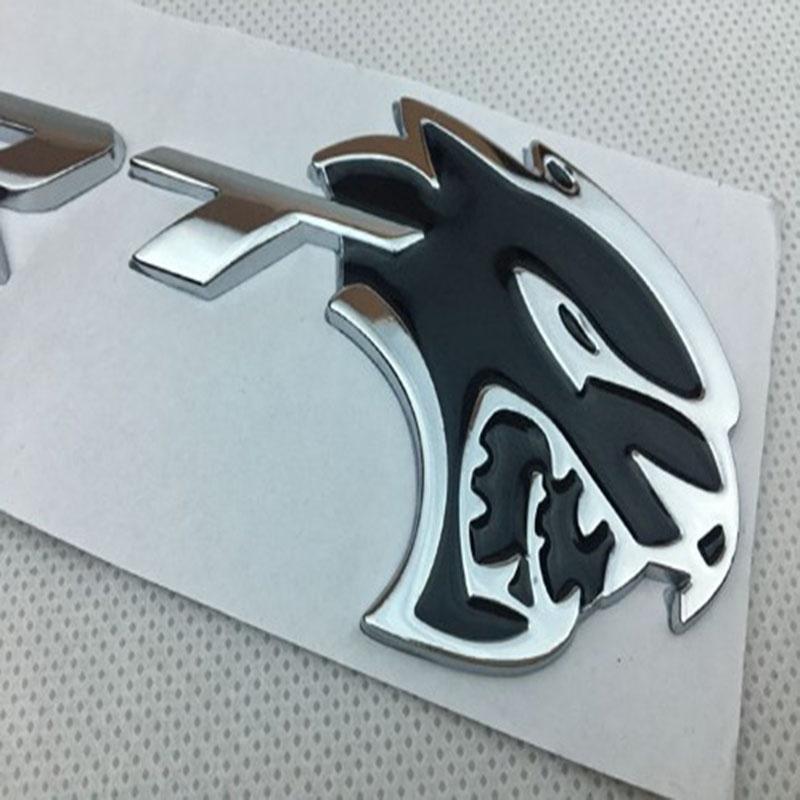 1718 Dodge Challenger Charger Srt Hellcat 3d Alloy Emblem Badge With Self Adhesive