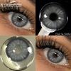Контактные линзы натурального цвета для глаз 1 пара Красочные красивые зрачки Синие цветные линзы Карие глаза Контактные линзы