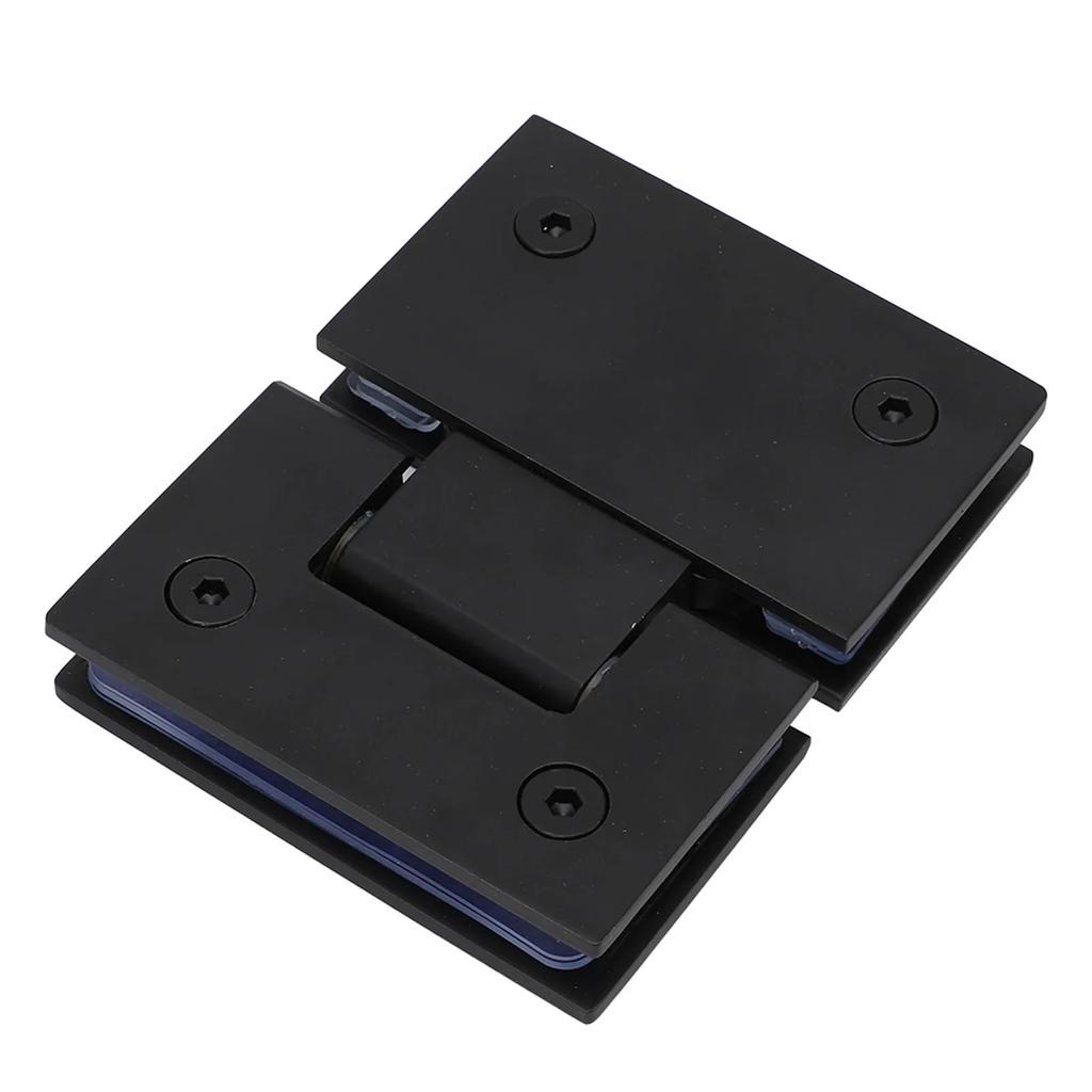 Петли для стеклянных дверей из нержавеющей стали 180 градусов, усиленные, петли для стеклянных душевых дверей для бескаркасных дверей толщиной 5/16-1/2 дюйма 8 мм-12 мм