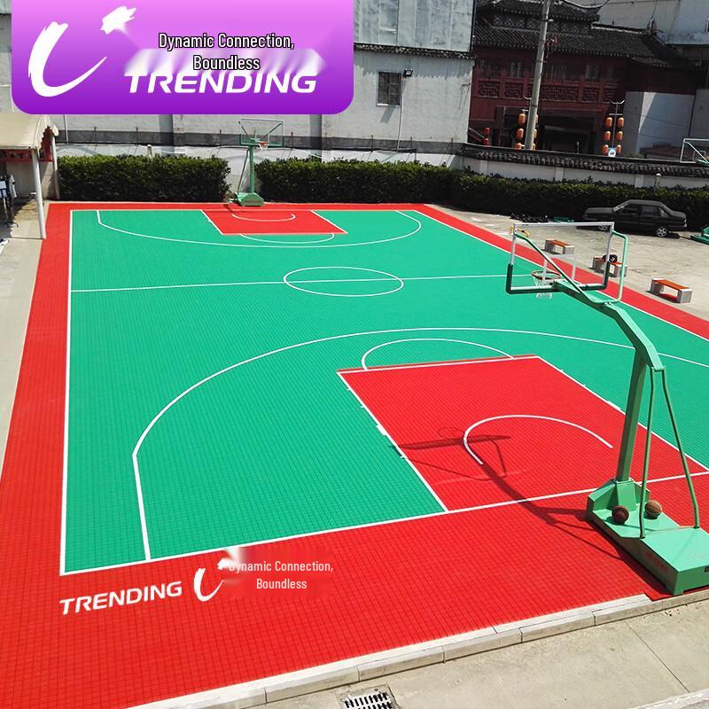 Suspended Modular Outdoor Multi-Sport Flooring Tiles