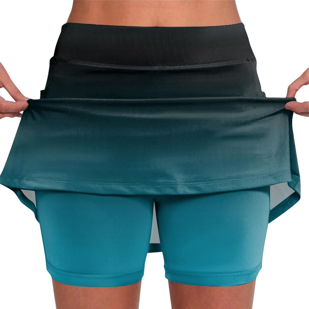 Эластичные брюки-кюлоты для йоги для женщин, спортивные шорты с принтом, легкие узкие однотонные бегуны с высокой талией