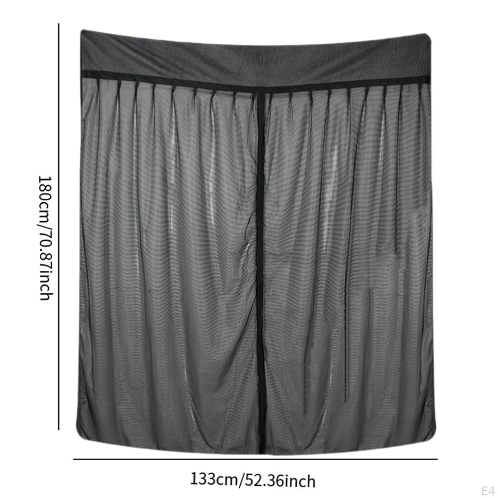 Сетка для боковой двери фургона, легкая установка, многофункциональная сетка, раздвижная крышка