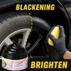 Plastic and tire shine wax-Restores faded bumpers,mirrors,tires|easy-to-apply formula that revitalizes vinyl,rubber,and plastic|