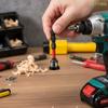 Versatile Magnetic Positioning Screwdriver PH2 Bits 1/4" Hex Shank Bit Plasterboard Screws Locating Batch Head Tools