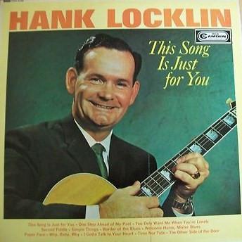 LP Record HANK LOCKLIN - This Song Is Just For You CDN5109 RCA Camden 1963 UK Folk Used