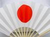 Japanese Souvenir Japanese Folding Fan Sun 9 inches 27 cm total Rising Sun Flag Shin-ei [Folding (Rising Flag)] (approx. length)
