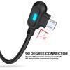 Angle 90 Degree Elbow Adapter Micro USB Type C Cable Data Cable Charger Wire Fast Charging Cable