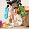 New Autumn and Winter Cartoon Embroidery Animal Women's Socks Thickened Home Anti Slip Warm Foot Floor Socks