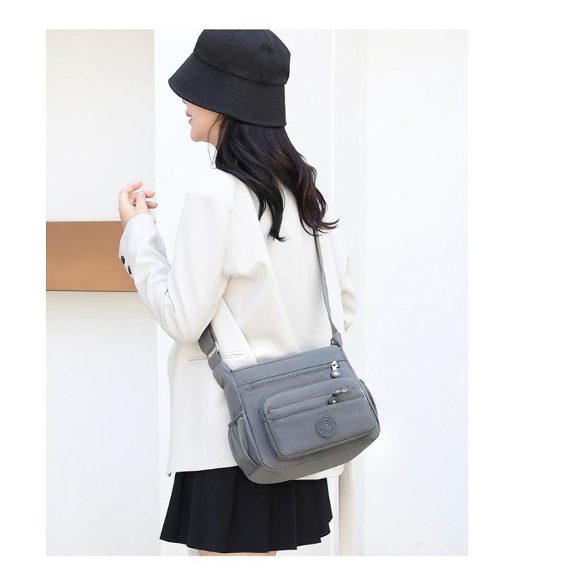 Нейлоновая ткань, кроссбоди, водонепроницаемая, повседневная холщовая сумка