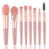 8 Pcs Mini Makeup Brush Set Eyeshadow Brush Portable Skin Friendly Soft Lightweight Cosmetic Brush