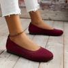Fashion Summer Solid Color Square Toe Women Loafers Ballet Flats Shoes Soft Bottom Casual Shoes