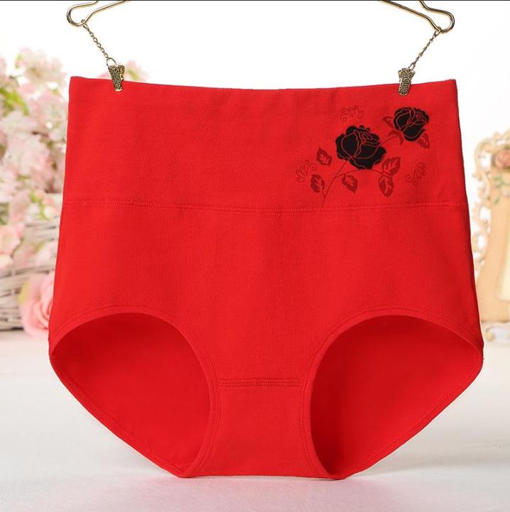 Women's Sexy Lace Panties High Waist Seamless Cotton Underwear Briefs Knickers Underpants