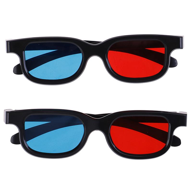 Universal Red Blue 3D Glasses For Dimensional Anaglyph Movie Game