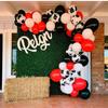 Red Balloon Cow Farm Party Decorative Balloon Set Children'S Birthday Cow Walking Animal Aluminum Film Balloon