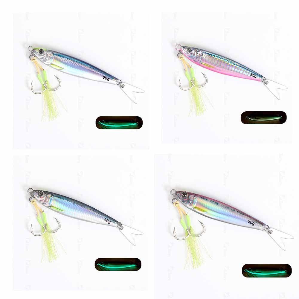 Slow Sinking Simulation Fish Lures Metal Fishing Lures Artificial Fishing Bait Shore Casting