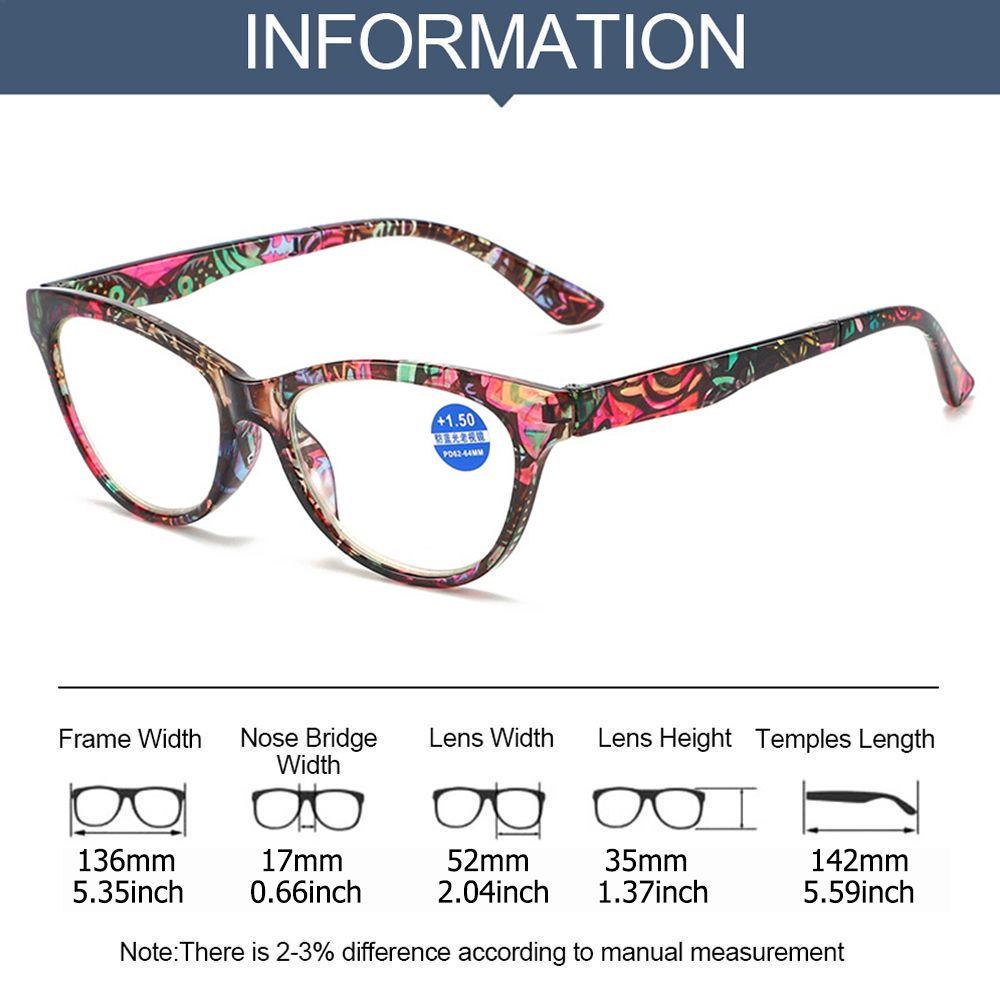 Women Vision Care Ultralight Reading Glasses Anti Blue-ray Presbyopic Eyeglasses Far Sight Eyewear