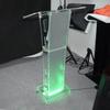 Семицветная прозрачная акриловая кафедра с подсветкой и счетчиком посетителей